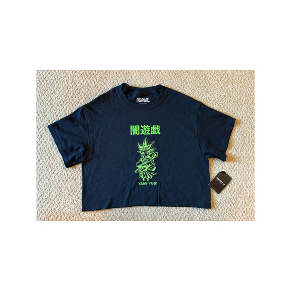 NWT Forever 21 Yugioh Embroidered Crop Tee - Picture 2 of 7